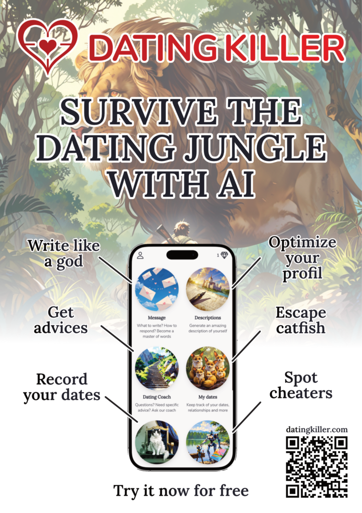 Dating Killer presentation flyer